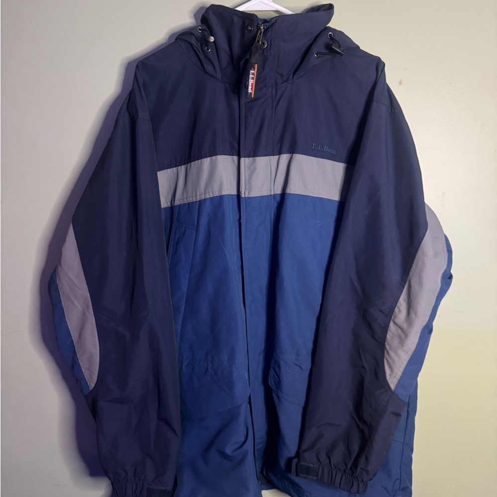 L.L. Bean Men's 3 in 1 Colourblock Jacket (L)